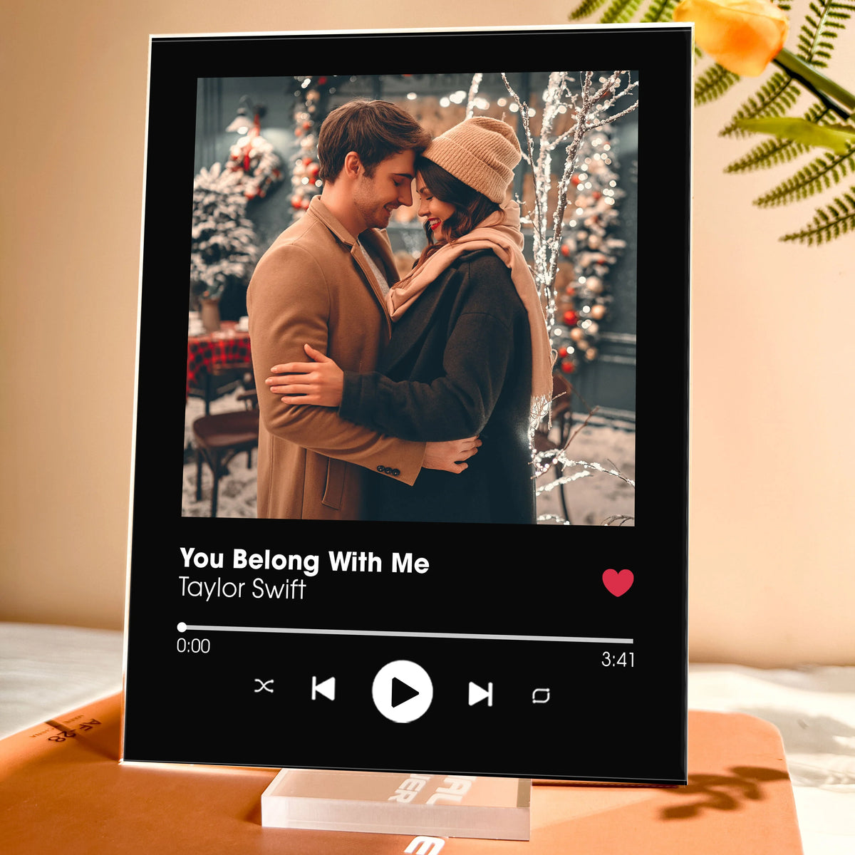 Custom Favorite Song - Personalized Acrylic Plaque - Anniversary Gifts For Her, Him